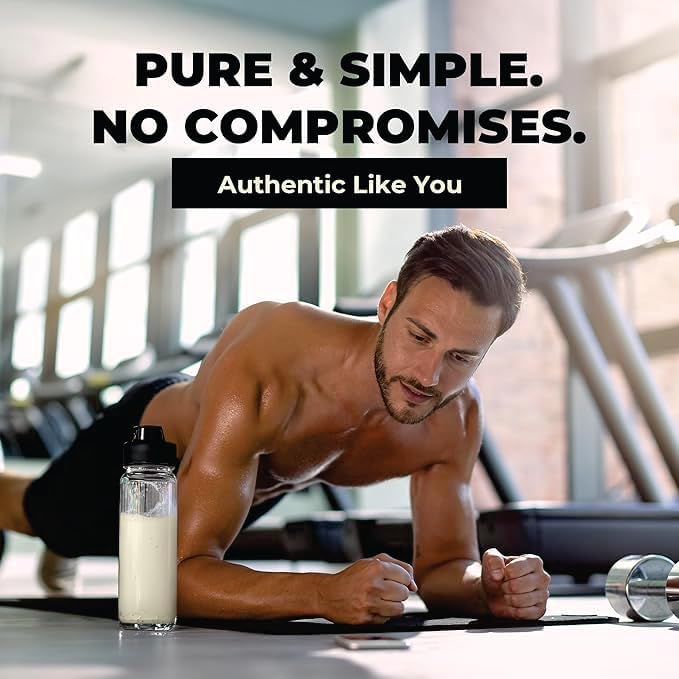 2Pure Chai Protein Powder - Keto Unsweetened Low Carb Gluten Free Non-GMO | 26G Milk Protein Isolate Powder - 30 Servings (2 Pound Real Chai Spices)