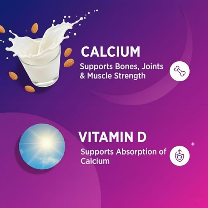 OstoCalcium Total Chewables (60s) | Vitamin D &amp Calcium (Veg) to Support Strong Bones Joints &amp Muscles | India's Leading Calcium Supplement