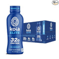 Koia Elite Plant Based Protein Shake Vanilla 32g Protein 4g Sugar 6g Prebiotic Fiber Pre &amp Post Workout Nutritional Drink No Seed Oils Dairy-Free Gluten-Free Non-GMO 12 Fl Oz (Pack of 12