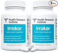 (2 Pack) Irrokor Healthy Bowel Support-Health Research Institute-60 Capsules-Improved Formula-Official Irrokor
