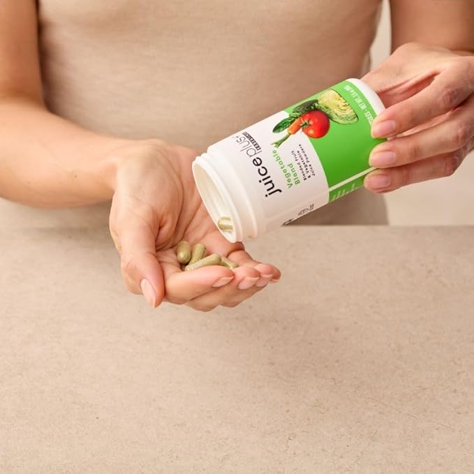 Juice Plus+ Vegetable Blend: with Broccoli Parsley Tomato &amp More - Plant-Based Vegan Gluten-Free Non-GMO Kosher - for Heart Immune Cognitive &amp Skin Health - 1 Bottle (60 Servings)