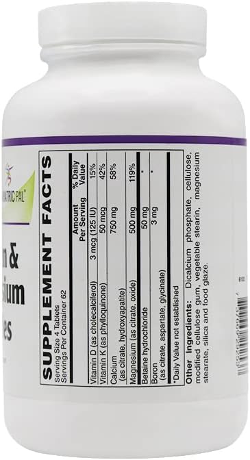 BariatricPal Calcium &amp Magnesium Citrates Tablets (250 Count)
