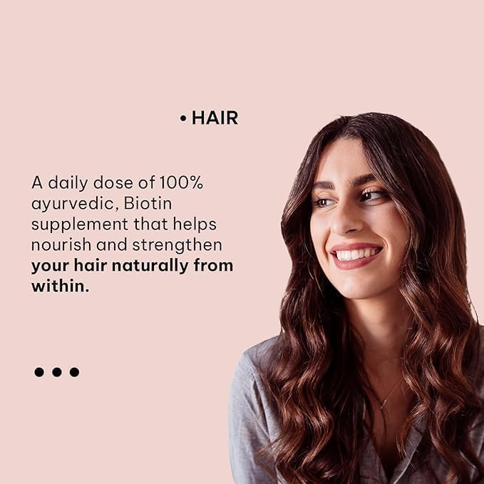 SS Biotin (90 Tablets) Supplement for Hair Growth | Strong Hair and Glowing Skin Fights Nail Brittleness