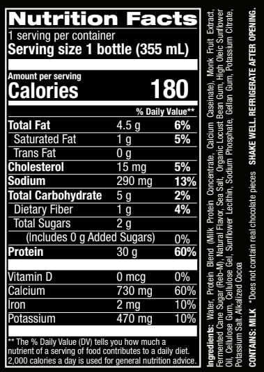 Jocko Fuel Mölk RTD Protein Shakes Bundle - Chocolate &amp Sweet Cream Coffee (24 Pack)