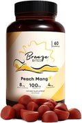 Organic Tanning Gummies for Glowing &amp Healthy Skin Clinically Backed Dose Astaxanthin &amp Beta-Carotene Complex for Supports Peach Mango 60 Count Made in USA