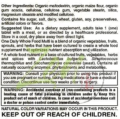 Daily Multivitamin for Men &amp Women - Best Immunity Vitamins For Adults Whole Food Balance Of Nature Fruit And Vegetables In These Pure MultiVitamins - B6 Vitamins Folic Acid Super B Complex -60