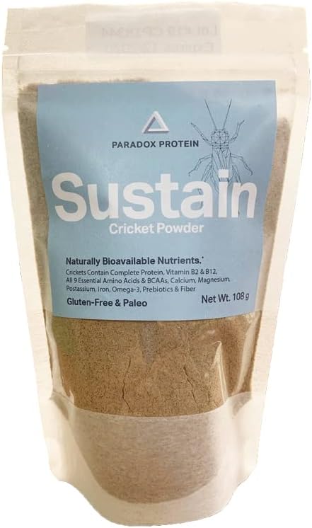 NutriCricket Paradox Protein 1lb Organic Bag Pure Cricket Powder
