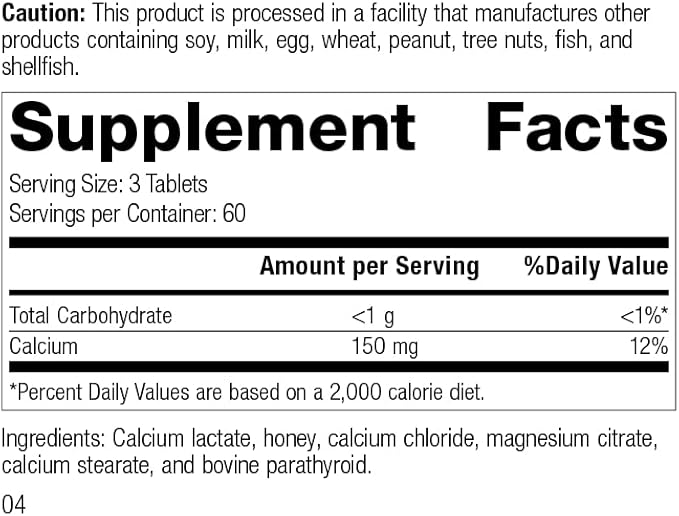Standard Process Cal-Ma Plus - Calcium Support for Endocrine and Cellular Functions - Aids Healthy Bones Nerves &amp Muscle Function - Gluten-Free Non-Dairy &amp Non-Soy - 180 Tablets