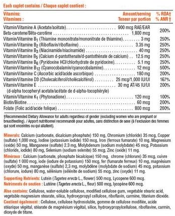 Jamieson 100% Complete Multivitamin Max Strength Formula 90 caps