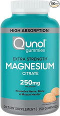 Magnesium Citrate Extra Strength Gummies 250 mg with high Absorption 150 Gummies 75 Days Supply - Bundled with Supplement Guide