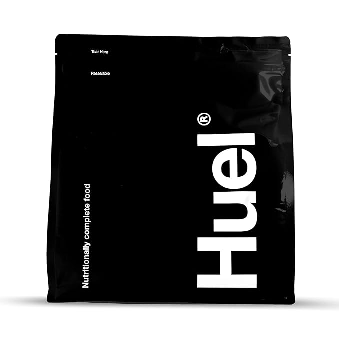 Huel Black Edition Protein Powder Meal Replacement Shake - Vanilla - with LastFuel Scoop - 34 Scoops Packed with 100% Nutritionally Complete Food Including 40g of Protein 8g of Fiber and 27