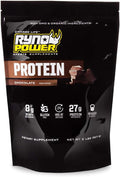 Ryno Power All Natural Whey Protein 2lb (20 Servings) 'Chocolate' - 100% Whey Protein Blend &amp No Fillers - Non GMO