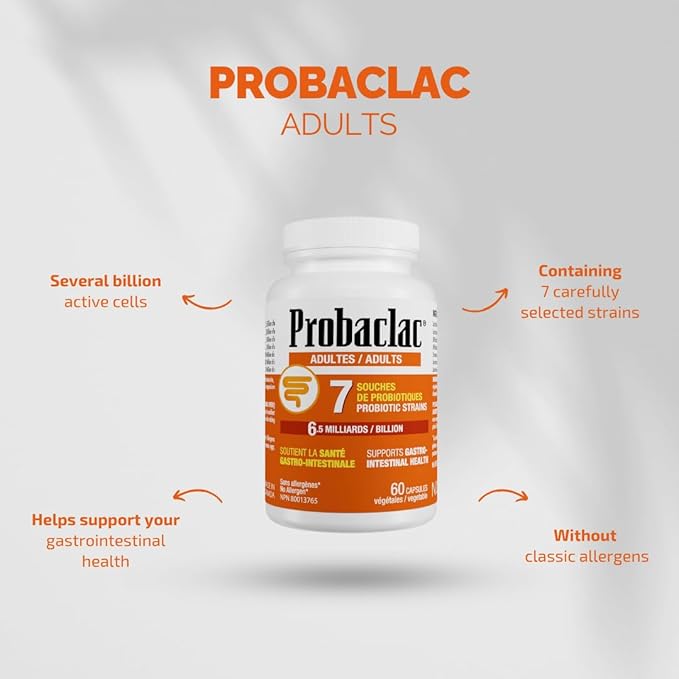 Probiotics for Adults – Daily Gut Health &amp Immune Support Relieves Bloating &amp Supports Digestive Balance – 60 Shelf-Stable Capsules Dairy &amp Gluten Free(60)