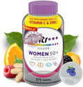 Silver Women 50 Plus Multivitamin Minerals Vitamins &amp Supplements Hair Skin and Nails Vitamins Vitamin C Antioxidants Supplement 275Ct Tablets (275) + Shipping in Box with VSL Sticker