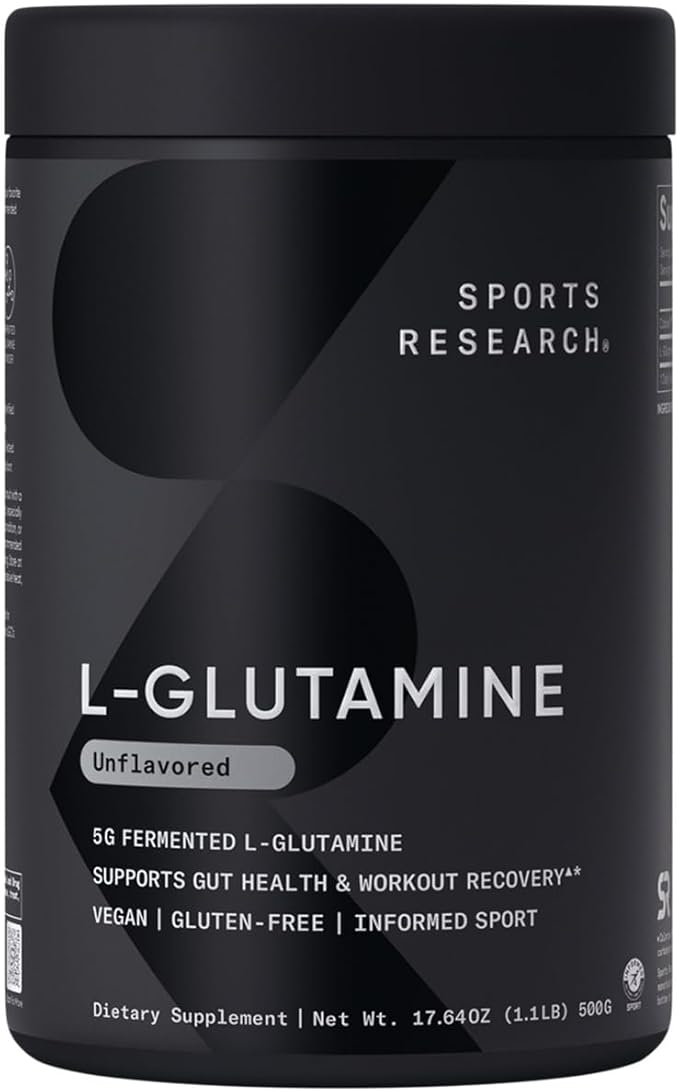 Sports Research Multi Flavor Hydrate Electrolytes Packets Dutch Chocolate Flavored Whey Protein Isolate Powder and Unflavored L-Glutamine