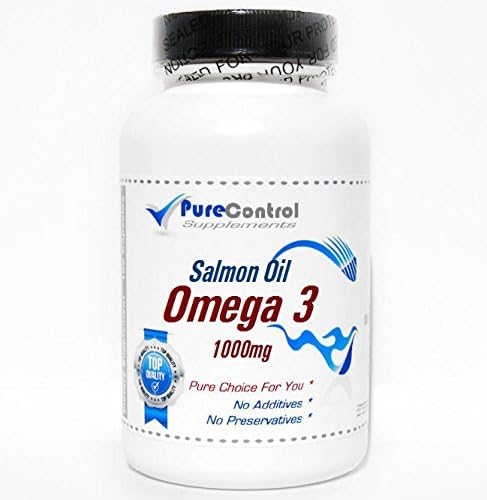 Salmon Oil Omega 3 1000mg // 100 Capsules // Pure // by PureControl Supplements