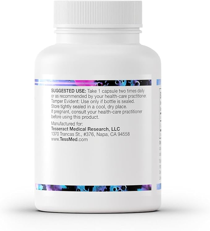 Tesseract RLA Pro SR Lipoic Acid Supplement 60 Capsules Sustained-Release R-Lipoic Acid Boosts Mitochondrial &amp Cellular Energy Amino Acid Metabolism Support Hypoallergenic