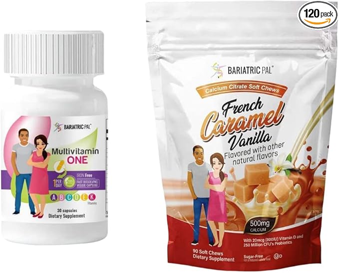 BariatricPal Gastric Bypass Complete Vitamin Pack (Multivitamin Capsule - Iron Free) (1-Month Supply)