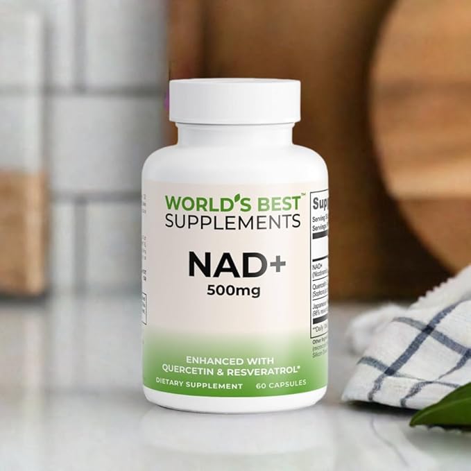 World's Best Supplements NAD+ Capsules 60 Count