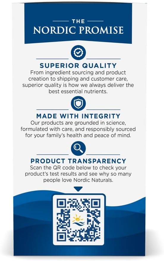 Nordic Naturals Nordic CoQ10 Ubiquinol - 60 Mini Soft Gels - 100 mg Coenzyme Q10 (CoQ10) Ubiquinol - Heart &amp Brain Health Cellular Energy Production Antioxidant Support - Non-GMO - 60 Servings