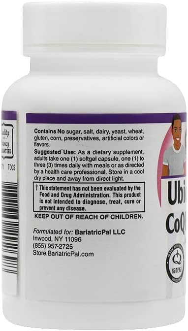 BariatricPal Ubiquinol CoQH 100mg Softgels (30 Count)