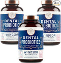 3-PACK Oral Probiotics for Teeth and Gums - 3BN CFU Lactobacillus Salivarius Acidophilus Rhamnosus - Bad Breath Treatment for Adults - 135 Chewable Mint Dental Probiotic Tablets for Women &amp Men