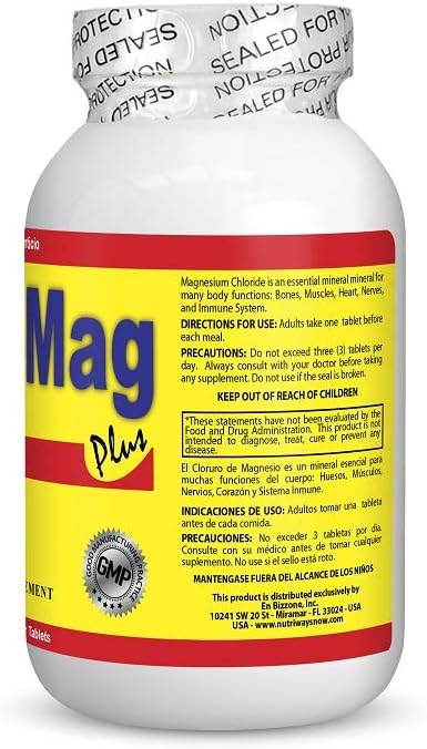 Magnesium Chloride Tablets - CLORU-MAG PLUS 2 Pack - (CLORURO DE MAGNESIO)