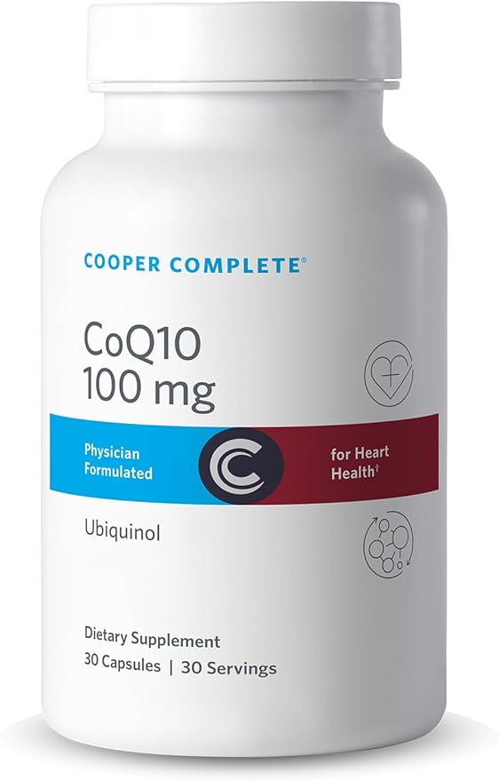 Cooper Complete - CoQ10 100 mg - CoEnzyme10 Ubiquinol Supplement - 30 Capsules Pack of 1