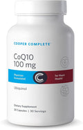 Cooper Complete - CoQ10 100 mg - CoEnzyme10 Ubiquinol Supplement - 30 Capsules Pack of 1
