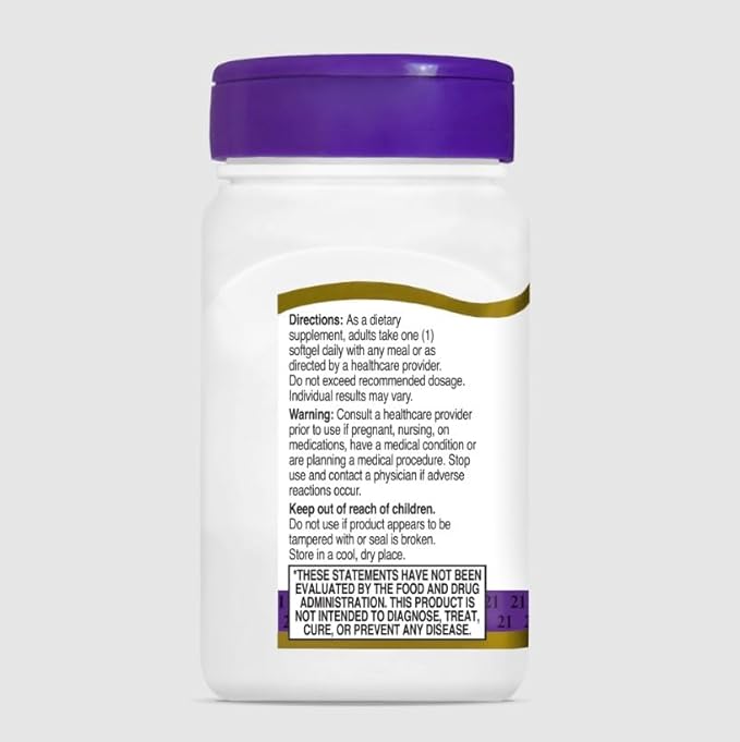 21st Century Lutein 20 mg Softgels - 60 ct Pack of 3