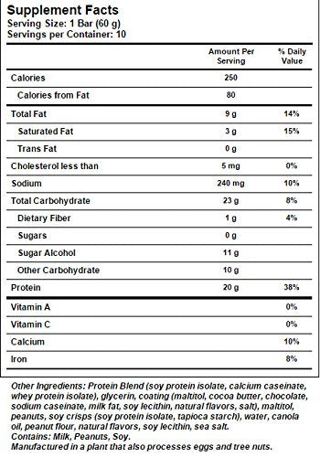 Think Products thinkThin® High Protein Bar Chunky Peanut Butter -- 10 Bars