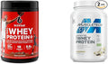 Six Star Elite 100% Whey Protein Plus Triple Chocolate 1.8lbs and MuscleTech Grass Fed Whey Protein Powder Deluxe Vanilla 1.8 lbs