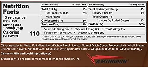 BariatricPal Clean Whey Protein (25g) with Probiotics (15 Servings) (Chocolate)