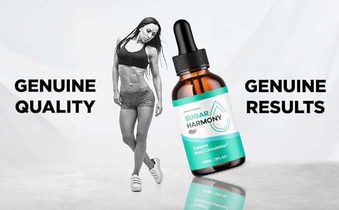 Sugar Harmony Drops Official Sugarharmony Liquid Supplement Made with All Natural Ingredients Advanced Multivitamin Support Premium Health and Wellness Supplement Drops Made in The USA (30 Servings)