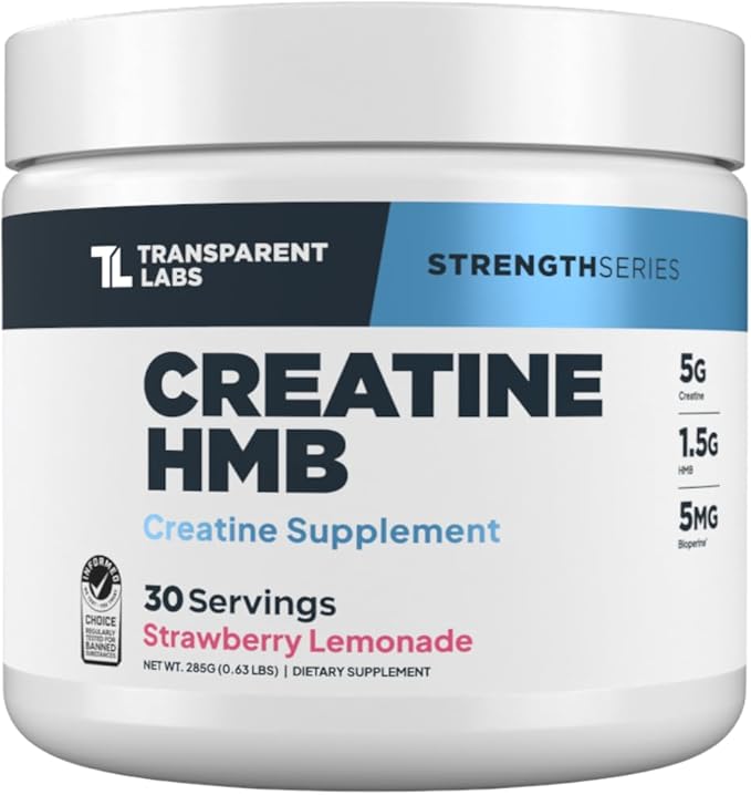 Transparent Labs Grass-Fed Whey Protein Isolate (30 Servings Chocolate PB) &amp Creatine HMB (30 Servings Strawberry Lemonade)