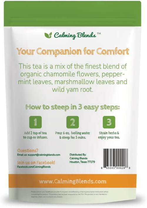 Digestive Support Tea &amp Probiotic Supplement (40 Billion CFU 60 Capsules) | Herbal Tea and Probiotic Duo for Digestive Comfort &amp Gut Health