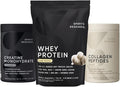 Sports Research® Protein Pack - Whey Isolate Protein Powder 5lb + Creatine Monohydrate 1.1lb + Collagen Peptides 1lb