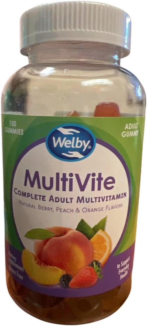 Adult &amp Children's Complete Multivitamin Gummies Natural Berry Cherry &amp Citrus Flavors 150 &amp 190 Count Gluten Free