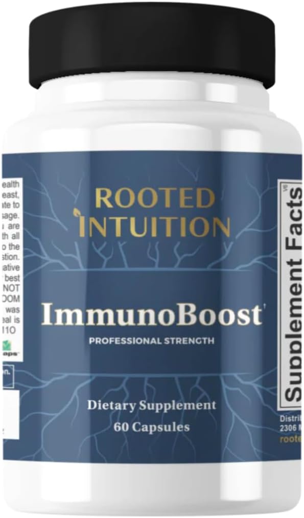 ImmunoBoost - Fast-Acting Immune Support Upper Respiratory Comfort Inflammatory Balance - 60 Vegetarian Capsules