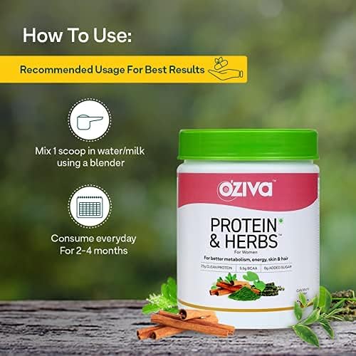 Seasol Protein &amp Herbs Women (Natural Protein Powder with Ayurvedic Herbs - Shatavari Giloy Curcumin &amp Multivitamins) for Better Metabolism Skin &amp Hair Certified Clean (Chocolate 50