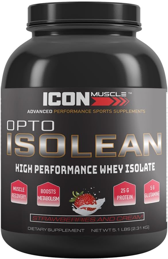 Isolean Whey Protein Isolate 5 Pound Strawberry