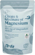 Magnesium Glycinate &amp Citrate - Supports Sleep and Muscle Recovery - Vegan - 496 mg -220 Capsules - 2 Month Supply