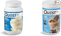 Quest Vanilla Milkshake 24g Protein 3 Pound and Cookies &amp Cream 20g Protein 1.6 Pound Protein Powders