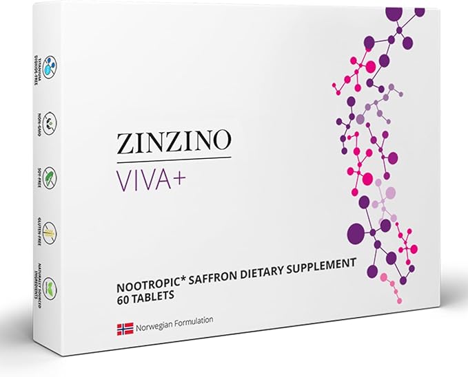 Viva + - Contains Iodine Vitamin C and Magnesium Promotes Restful Sleep Improves Concentration Learning Memory and Reasoning - 60Tablets
