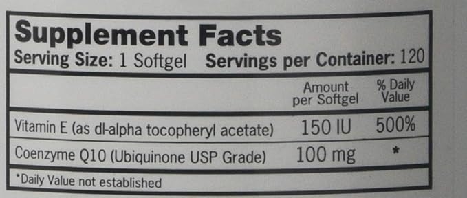 Qunol CoQ10 100mg Softgels Qunol Ultra CoQ10 100mg 3x Better Absorption Antioxidant for Heart Health &amp Energy Production Coenzyme Q10 Vitamins and Supplements 120 Count (Pack of 24)