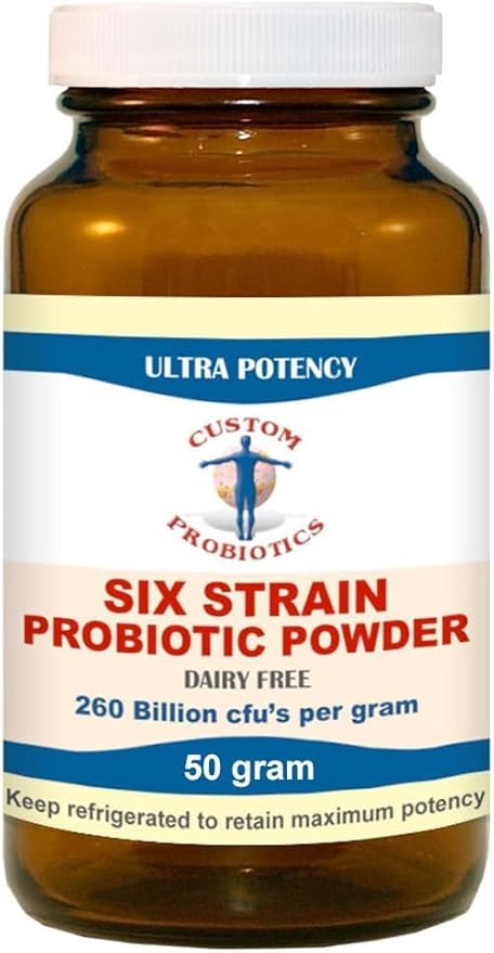 Custom Probiotics Six Strain Probiotic Powder (50 gram)