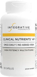 Integrative Therapeutics Clinical Nutrients HP - Daily Multivitamin for Vital Nutrients - Antioxidant Support for Men &amp Women* - No Added Iron - Dairy-Free - 120 Count (60 Servings)