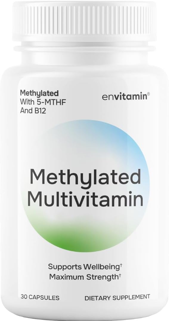 Methylated Multivitamin Multimineral Complex with L Methylfolate Methylated B12 5-MTHF Inositol and Lycopene
