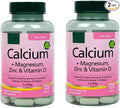 H and B Calcium + MagnesiumZinc &amp Vitamin D 120 Tablets (Pack of 2Total 240 Tablets)