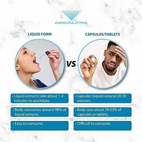 Absonutrix Pregnenolone with L-Theanine Advanced Formula 390 mg 4 Oz Liquid 302 Servings Made in USA Quick Absorption Quality Potent Ingredients Non-GMO GMP Certified Facility